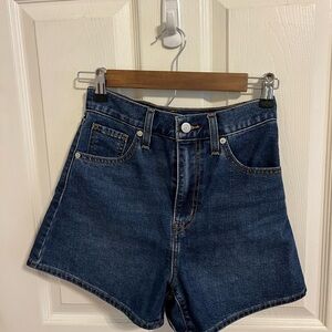 Levi's High Waisted Mom Shorts